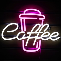 Amazon.de: Ineonlife Kaffee Leuchtreklame Neonlicht LED Wort Neonschild für die Wand Coffee Neon Bar Schild Rosa Weiß LED Wandkunst für Café Dekor Neon Sign for Bier Bar Club Restaurant